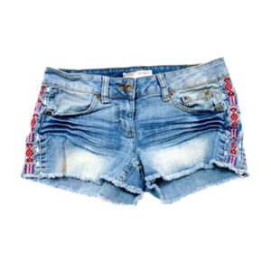 Blue Jean Mini Shorts